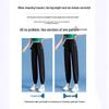 Women's Plus Size Ice Silk High Waist Quick-Dry Sports Pants - Summer Loose Fit, Mosquito-Proof