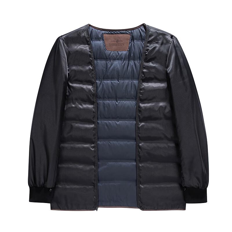 FAPAI Pánský odnímatelný vlněný kabát s podšívkou z kachního peří