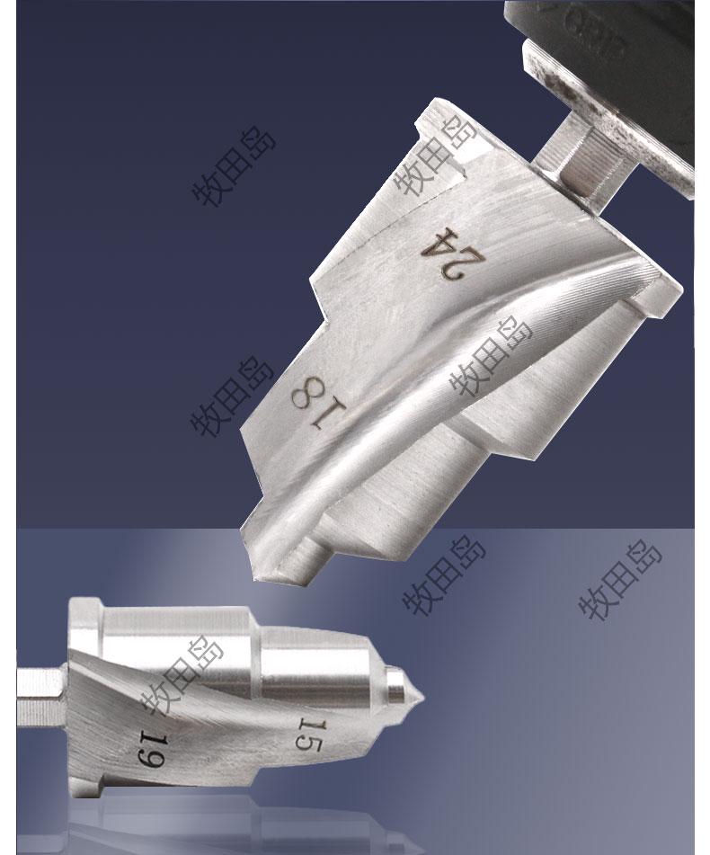 Hex Shank T-Handle Drill Bit and Pipe Reamer Hole Opener