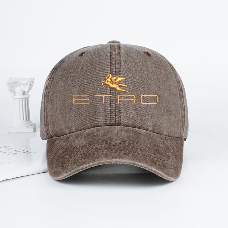 Lusso accessibile: Berretto da Baseball Distressed con Stampa Pegaso Etro – Cappellino Casual Unisex Elegante e Regolabile – Cappello da Sole Traspirante