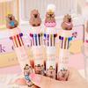 Cartoon Multicolor Pen for Color Coding Writing Drawing Journaling 10 Color-in-1 Writing Pen Multicolored Ballpoint Pen