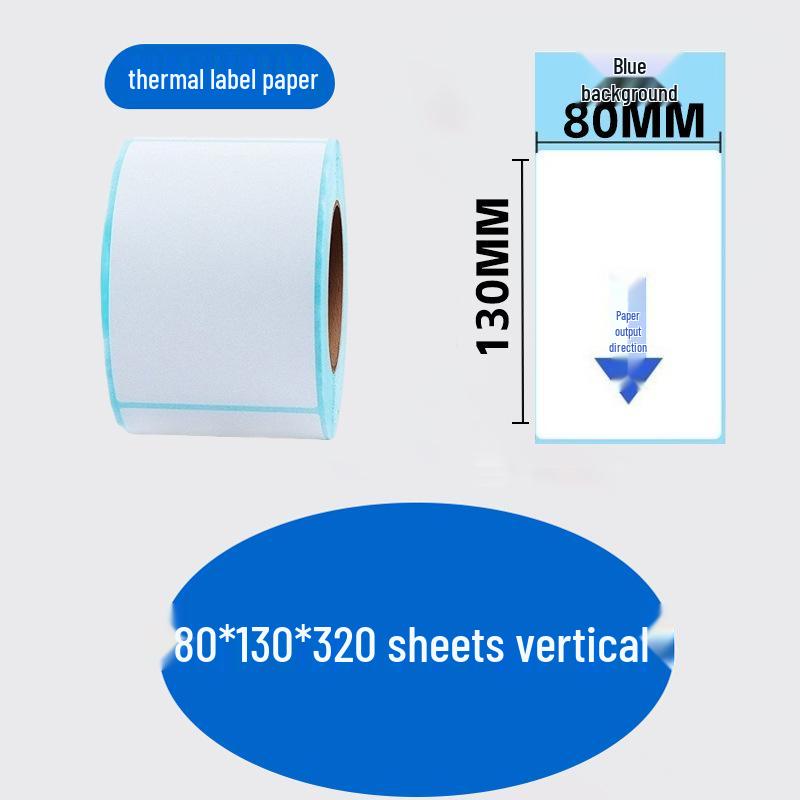 Durable Self-Adhesive Thermal Label Paper for Electronic Scales - Barcode Stickers (Sizes: 80x60, 50x40, 30)