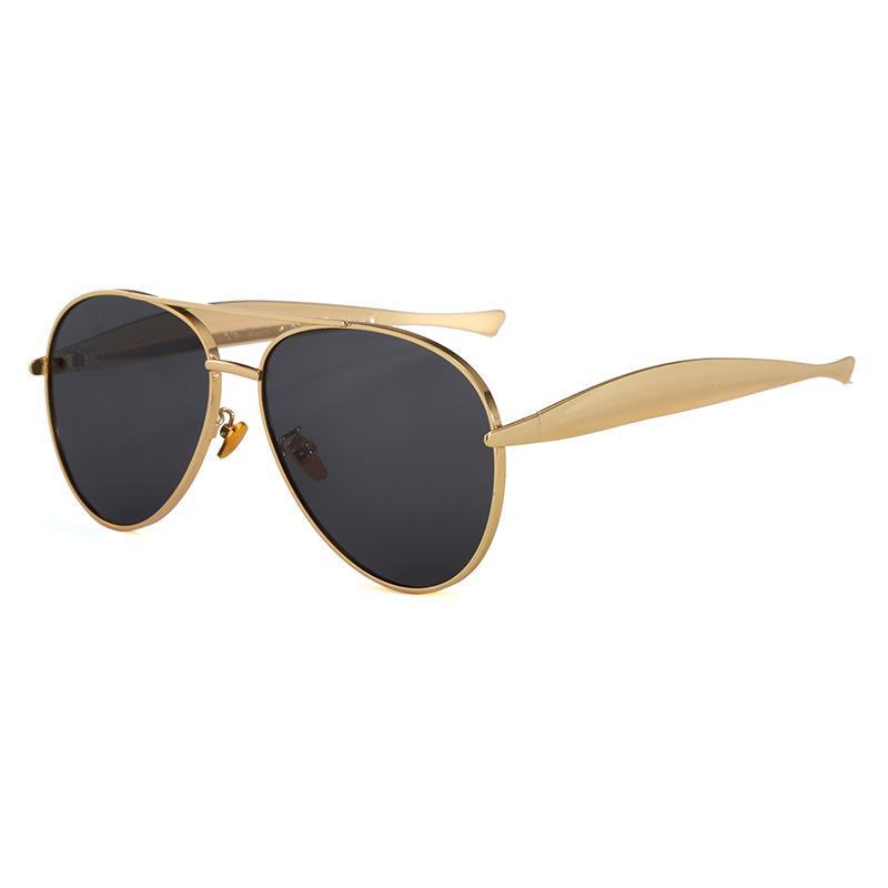 Frog-Shaped Metal Retro 2025 European & American Women's Sunglasses