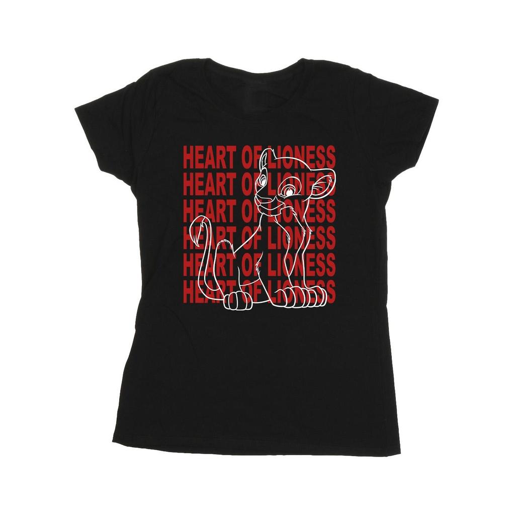 Disney Womens/Ladies The Lion King Heart Of A Lioness Cotton T-Shirt