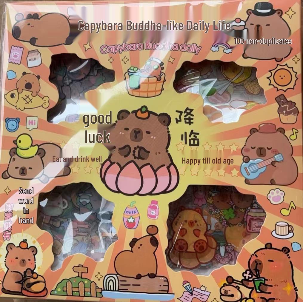 Creative Kids Cartoon Sticker Set - 100 Unique DIY Journal Stickers