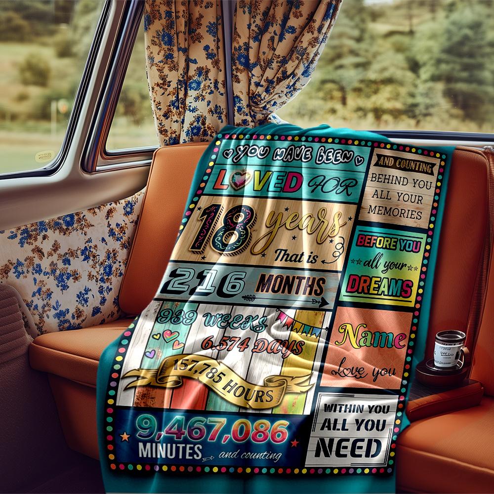 90Th Birthday Celebration Personalized Name Blankets Throws Suitable For Outdoor Use Camping Picnics Travel Sofas Pets Offices And Birthday Giftsd18