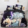 3D Print Fashion Anime Hunter X Hunter Bedding Set Boys Girls Twin Queen Full Size Duvet Cover Pillowcase Bed Adult Bedroom