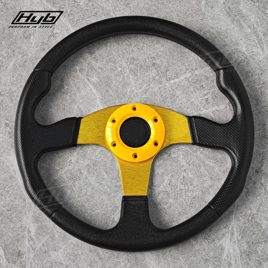 Classic Sports Racing Car Steering Wheel Universal 13 Inches 330MM PU Steering Wheel