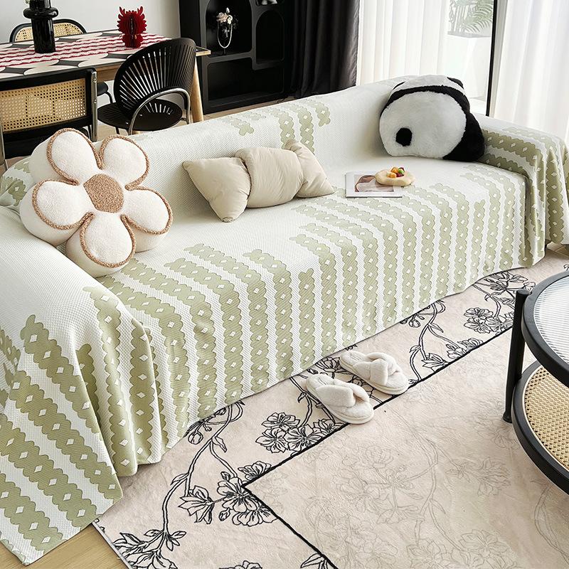 Summer Sofa Towel Full Cover Cloth Light Luxury High Sense Summer Simple Design Modern Anti-Cat's Paw