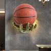 Estante de Baloncesto de Brazo Robótico Creativo Estante de Almacenamiento de Baloncesto y Fútbol Montado en la Pared Adornos de Decoración para Sala de Estar del Hogar