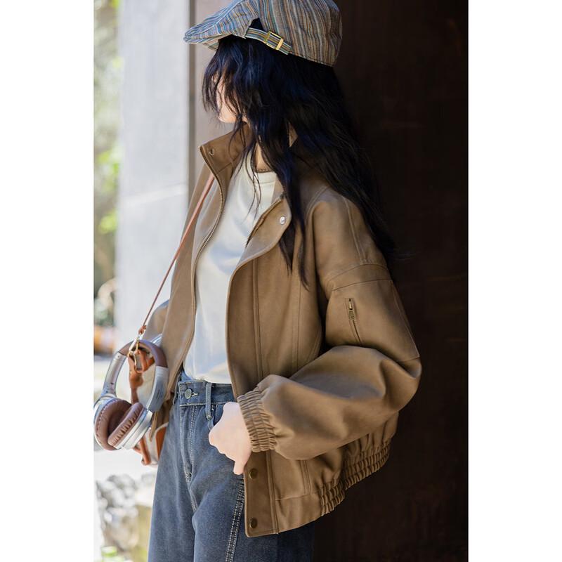 

Куртка DeMana Melbourne Street из искусственной кожи с эффектом потертости M