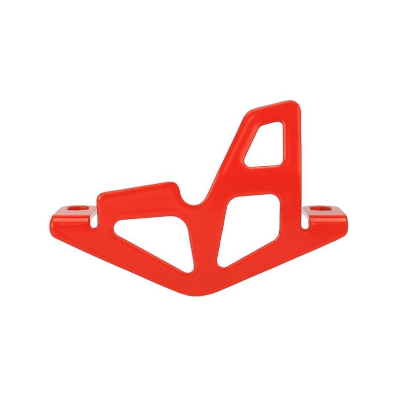 Защита тормозных суппортов для горных велосипедов Прочная алюминиевая рама Простое крепление Толстый защитный слой красный