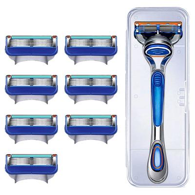 Shinshin Salon Clean Shaving Simple Razor Product + Razor Blade 8p Set, 8 Pieces, 1 Set ,Korean Razor Blade