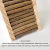 Trapezoidal Wood Hamster Cage Shelter Climbing Toy Small Pet Exercise Ladder Durability Hamster Cage Accessory