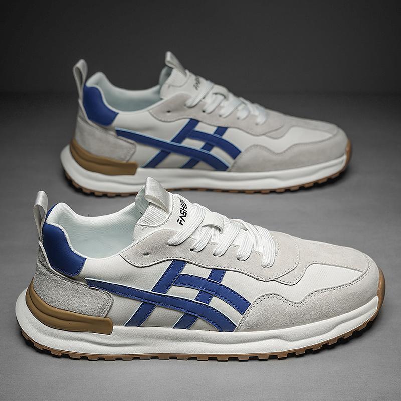 Genuine Leather Men's Shoes Fashion Breathable Forrest Gump Sneakers Platform Casual Shoes Running Sports Shoes Male Zapatos Hom