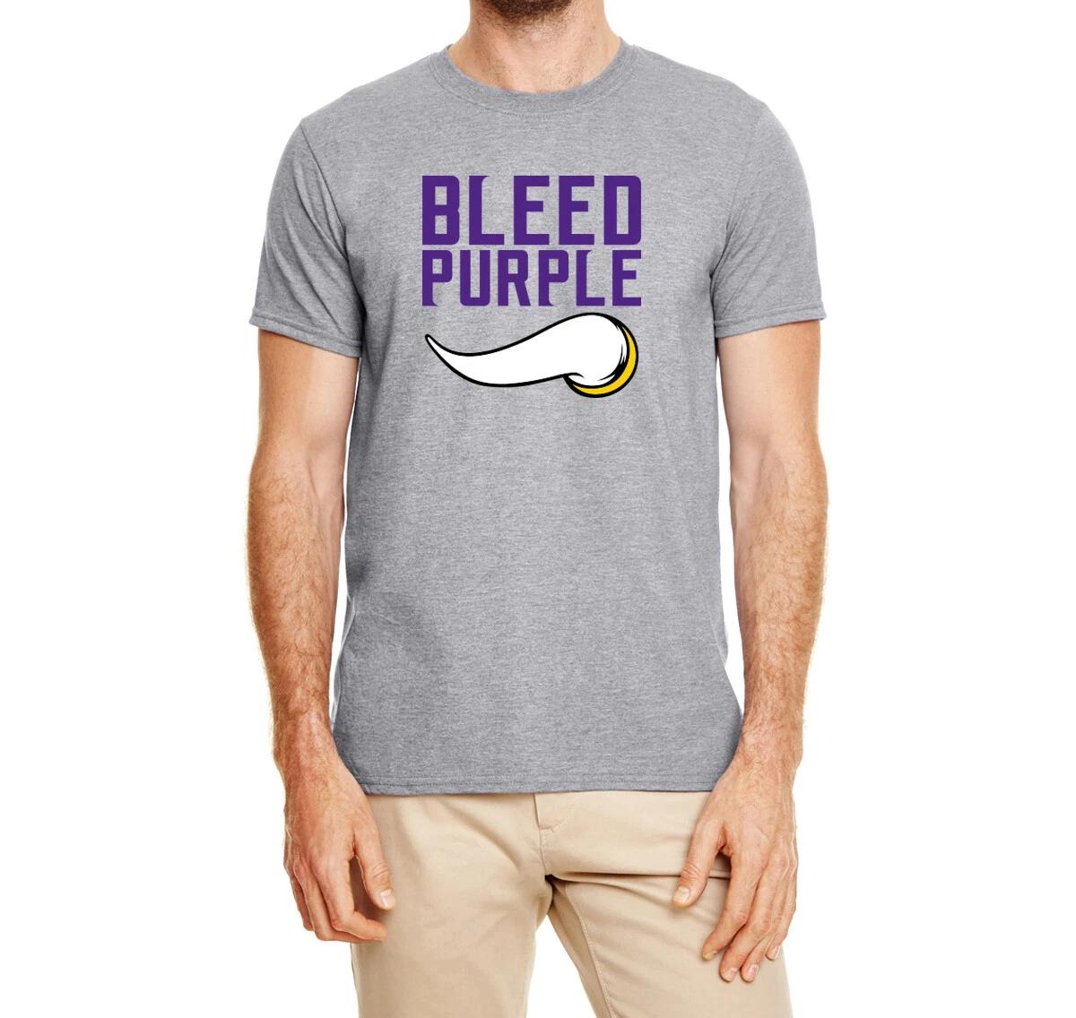 Minnesota Vikings Bleed Purple T-Shirt XXXXL