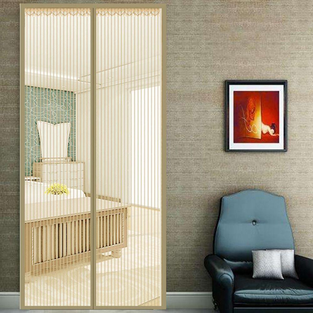 Without Noise Magnetic Mosquito Net Breathable Mesh Door Curtains Air Conditioner Room