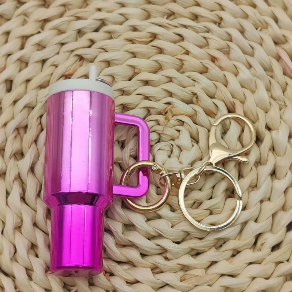 New Arrival: Gradient Color Stanley Keychain Pendant - Commemorative Gift for Women