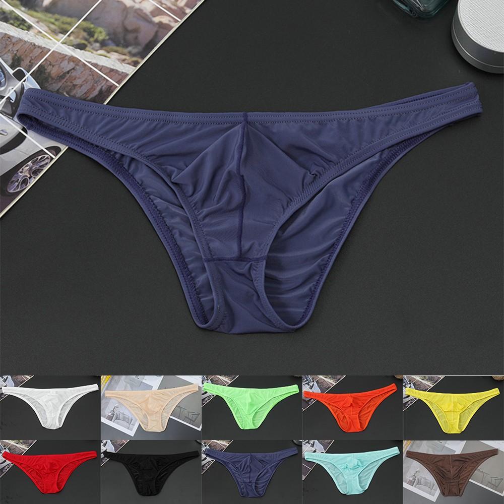 Men\'s Brief Male Underwear Mens Panties Milk Silk