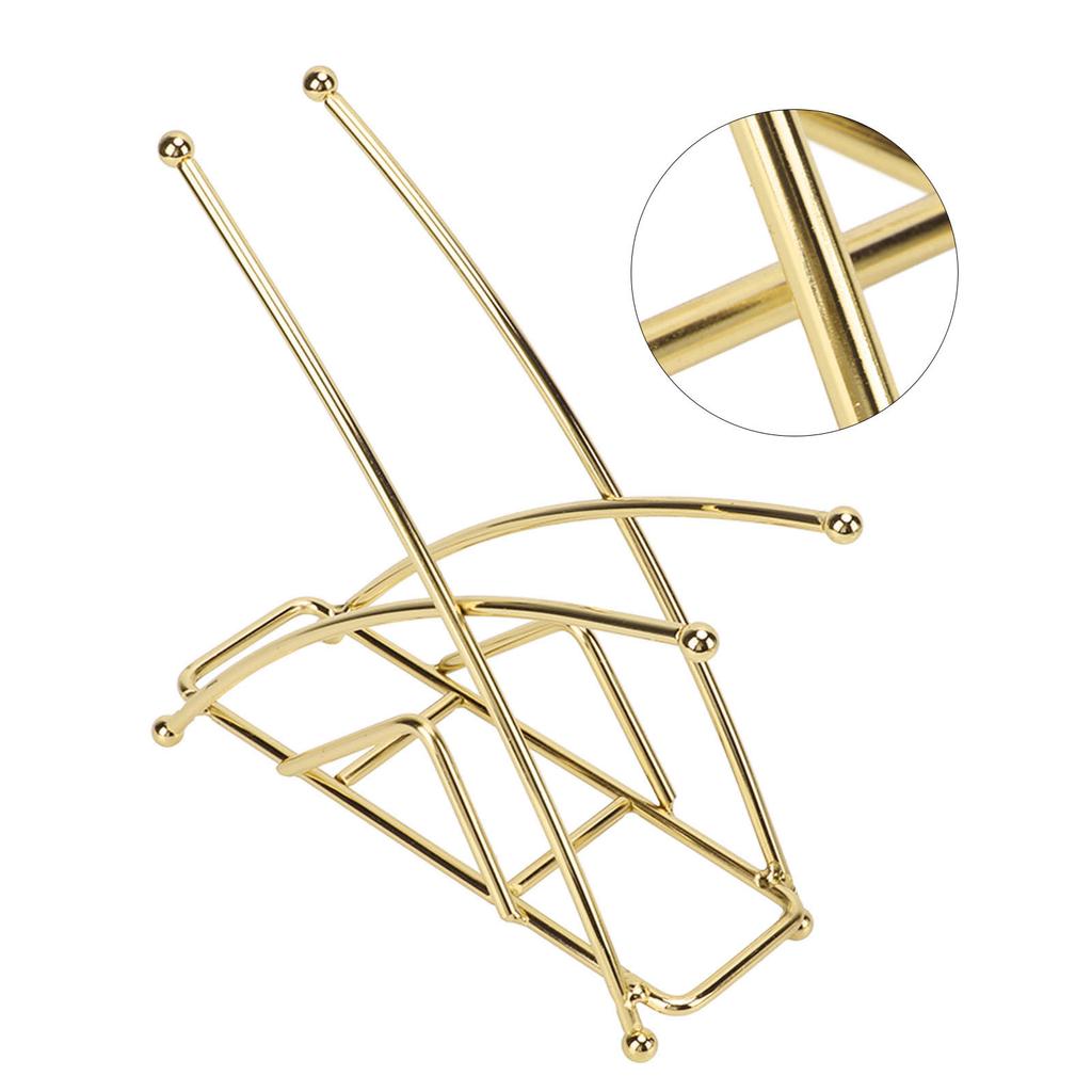 Napkin Holder Fashion Elegant Thickened X Shaped Hotel Table Napkin Holder Wrought Iron Vertical Tissue Holder