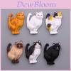 Fun Toilet Posture Cat Mini Resin Accessories Magnetic Refrigerator Decoration For Gift And Decoration