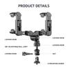 360 Adjustable Car Rearviews Mirror Camera Holder for Sports Action Cameras with AntiShake Mounting Bracket