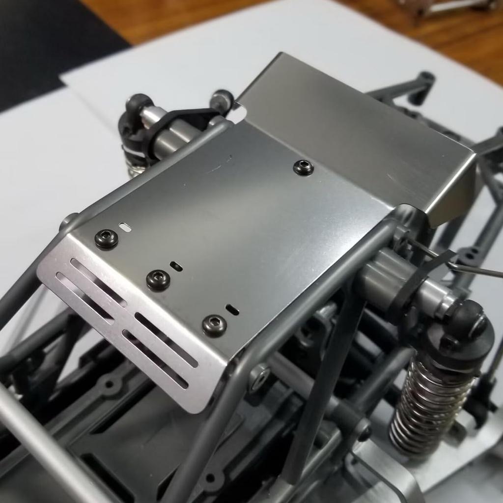 KF RC OP Parts Stainless Steel Roof Wing Plate for Tamiya 1/10 BBX BB-01 Chassis