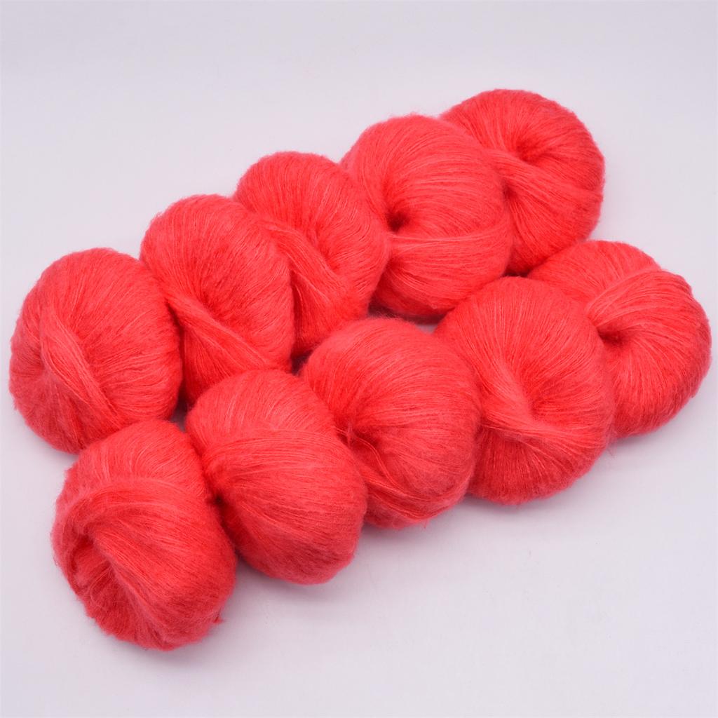 6pcs 150g/5.28oz Mohair Yarn Blend - Ultra Soft Luxury Yarn for Knitting & Crochet DIY Recycled Cotton Yarn for Home Decor Craft Raffia Yarn Supplies