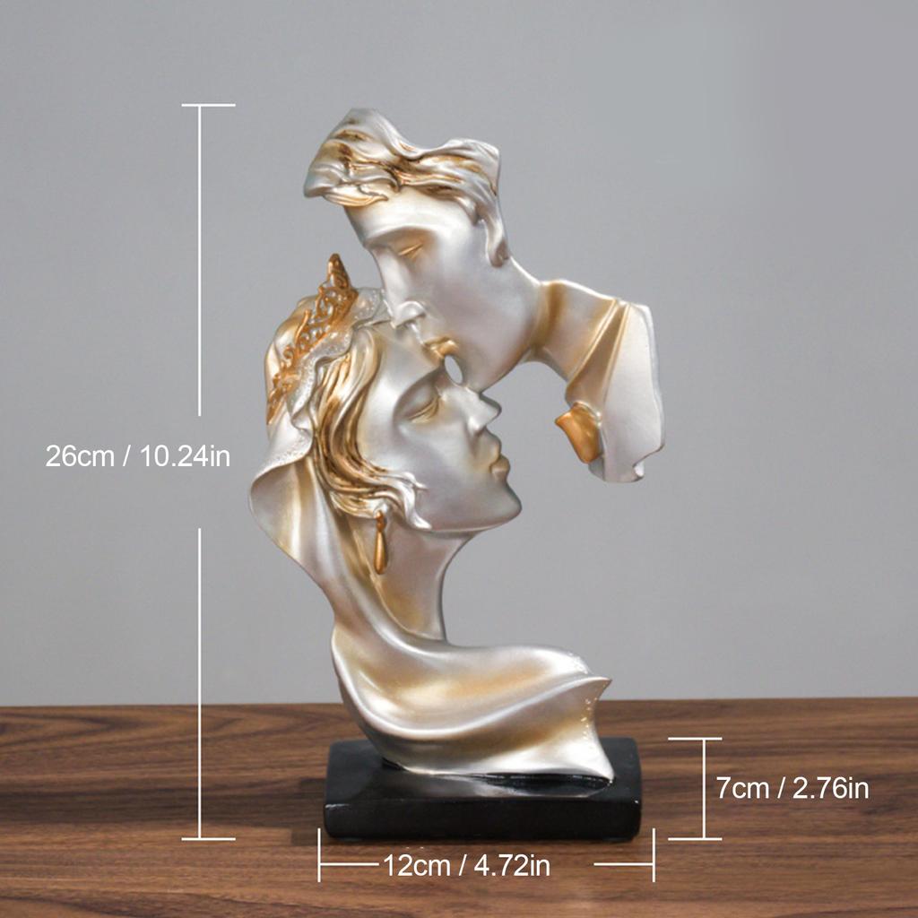 Couples   Sculpture Exquisite Decorative Resin  ing Lover Figurine Home Decor