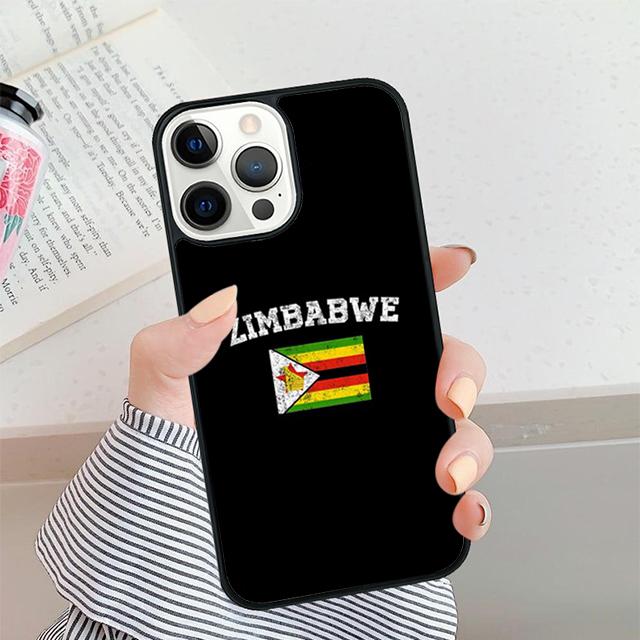 Zimbabwe Flag Passport Flag Map Phone Case For iPhone 17 Air 16 16e 15 14 plus 11 12 13 Pro max Shell Cover coque