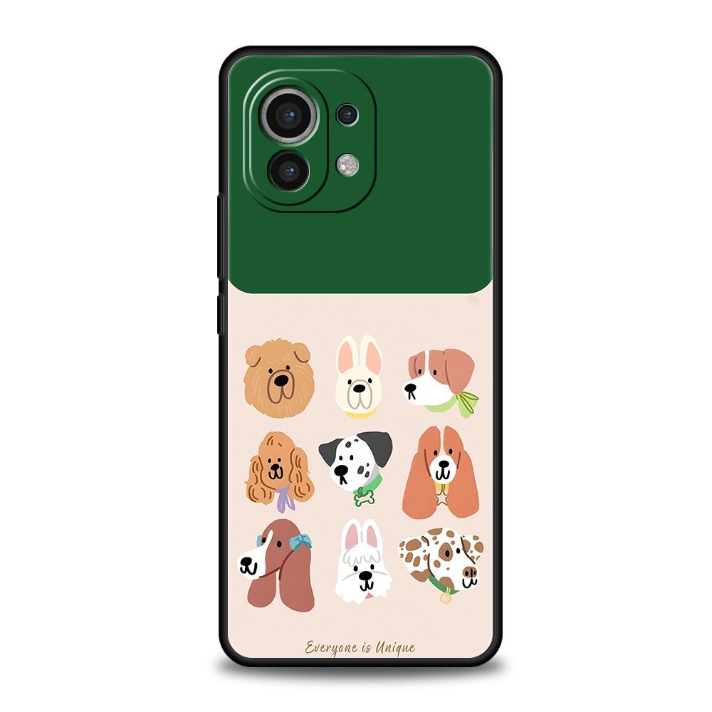 Cute Cartoon Dog Seaside Rabbit Phone Case For Xiaomi Mi 17 15T 15 14 14T 13T 12T Pro 12 13 Lite 5G 11T Poco X6 X7 X5 Pro Cover