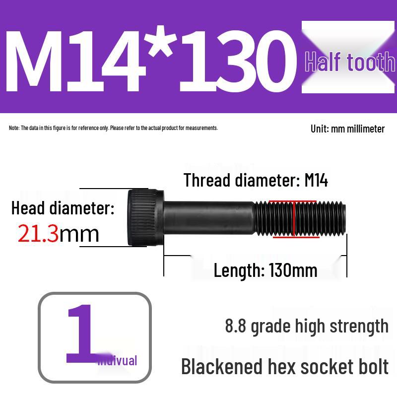 8.8 High-Strength Socket Head Cap Screw Bolt (M4-M20)