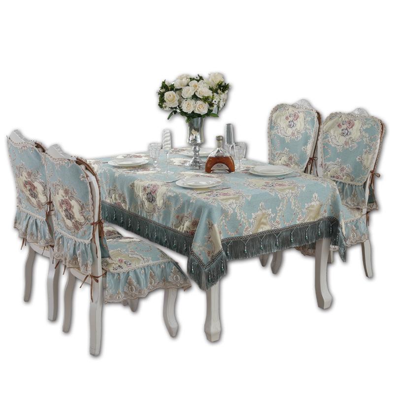 European Dining Table Cloth Coffee Table Towel Tv Cabinet Shoe Cabinet Cover Towel Table Flag Non-Slip Chair Seat Cushion Chair Back Towel Cover