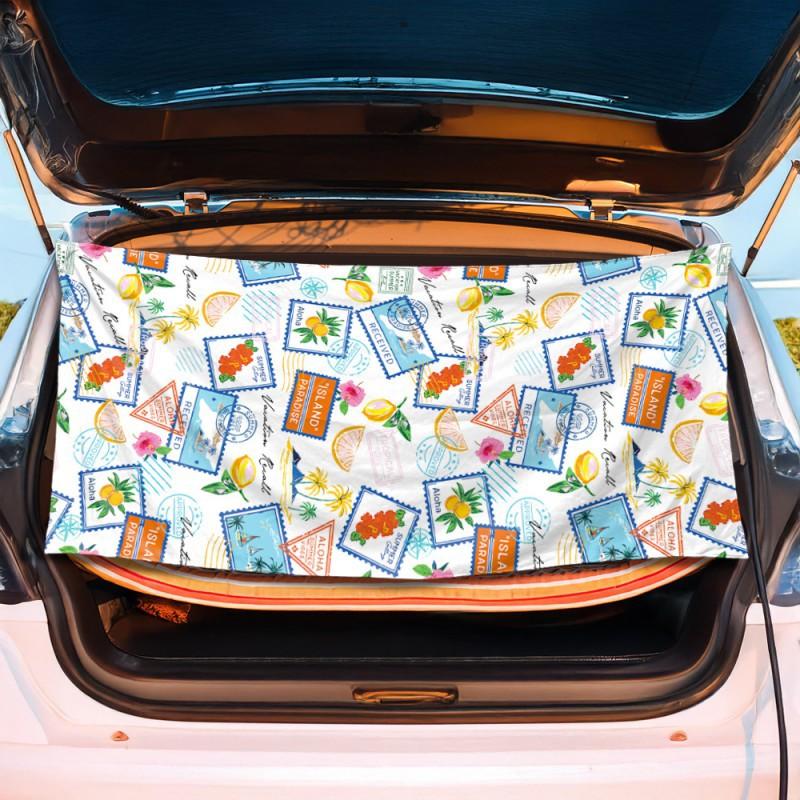 Magnetic Fastening Microfiber Beach Towel Quick Dry Sandproof Large Size Pool Swimming Outdoor Travel Gym Surfing Privacy Changing