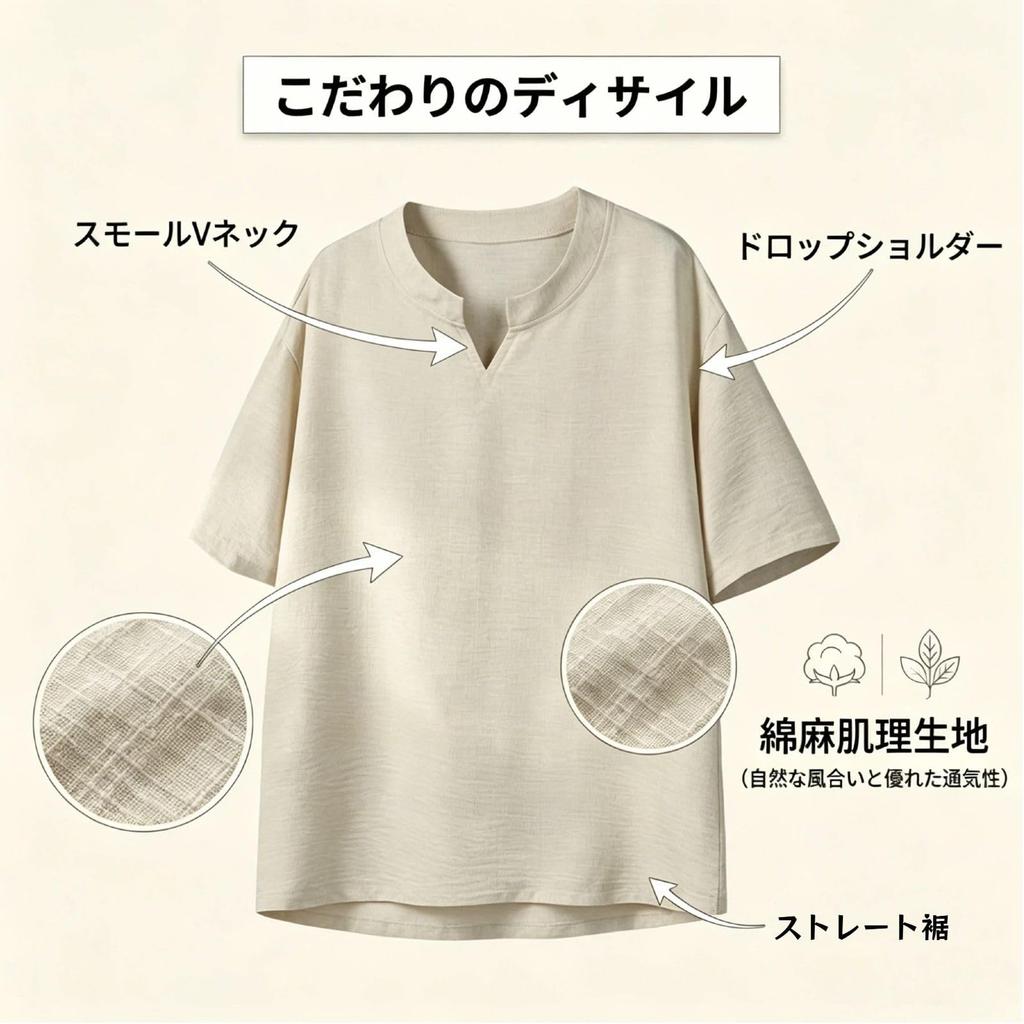 [FJLTDCP] Men's Short-Sleeve T-Shirt, Cotton-Linen Blend, V-Neck, Plain, Relaxed Fit, Casual, Plus Sizes, Sweat-Wicking, Quick-Drying, Summer Top, Bro