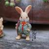 Cute Pastoral Bunny Ornaments Rabbit Potted Ornaments New Resin Crafts Balcony