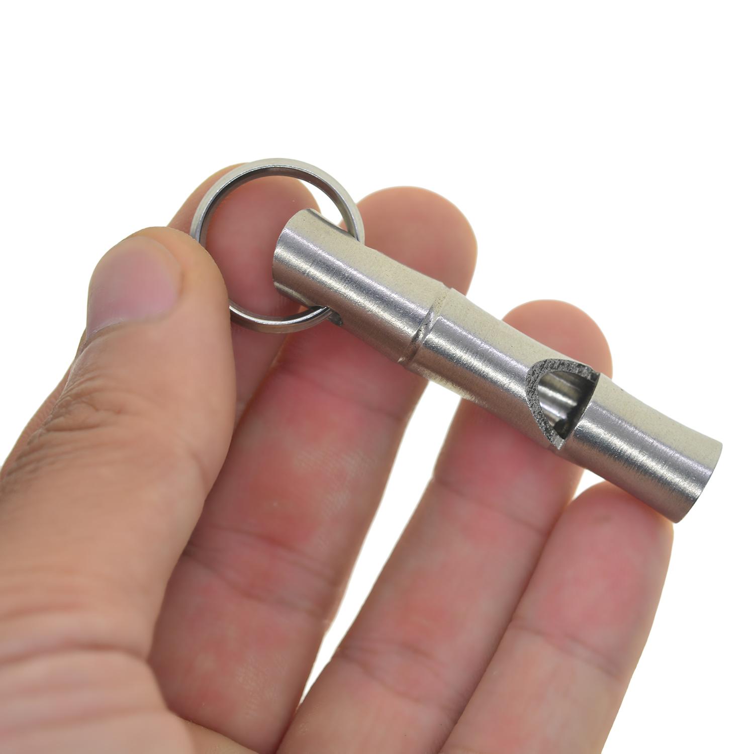 

Ручной работы из твердой латуни и нержавеющей стали 304 бамбуковый спасательный свисток брелок для ключей с кольцами 20 мм EDC FOB DIY застежка