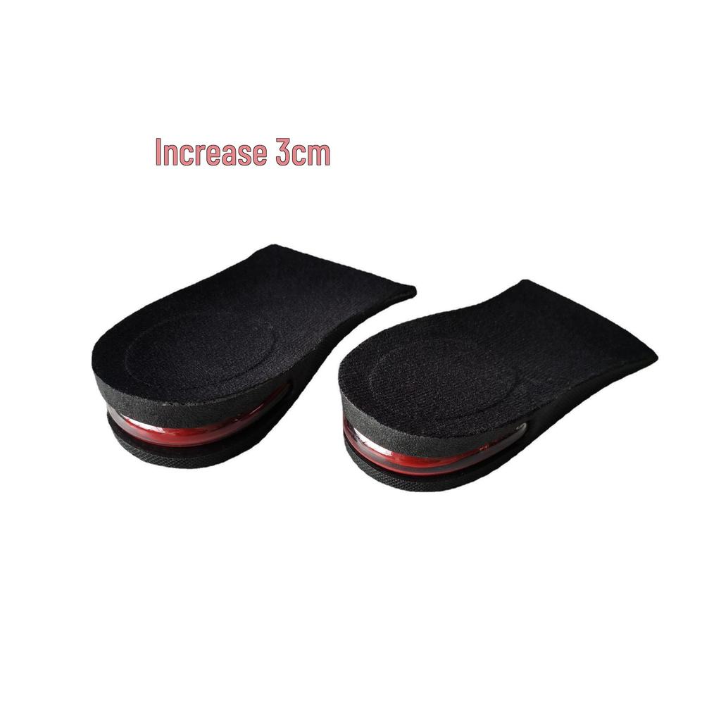 Thickened PU Air Cushion Insole: Shock-Absorbing, Height-Increasing Pad for Men & Women