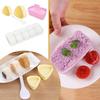 3pcs DIY  Kitchen Sushi Mold Onigiri Rice Ball Food Press Triangular Sushi Maker Mold Home Bento Accessories Tools