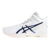Asics Gel-Hoop V13 Round Toe Fabric Low-Top Basketball Shoes Unisex sneaker White Blue 1063A054-100