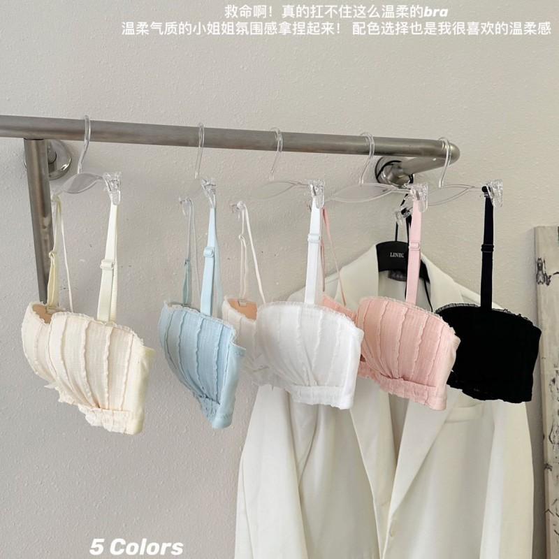 Womens Lace Push Up Bra Strapless Padded Bralette Small Bust Sexy Lingerie