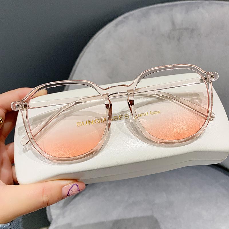 Atmosphere Anti-Blue Light Blush Glasses Trend Tr Large Frame Can Be Matched With Degree Glasses Frame 2033