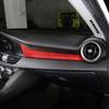 For Alfa Romeo Giulia 2017-2025 Red Real Carbon Fiber Car Interior Trim Sticker Accessories Car Modification