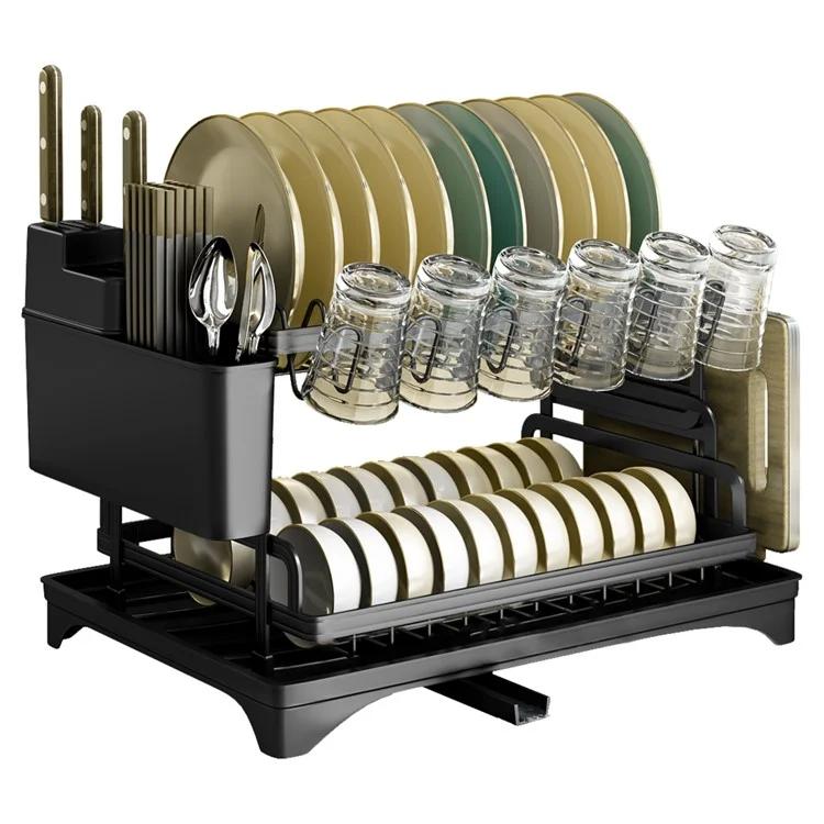 

003XH-008-2 Сушильная стойка для кухонной посуды и столовых приборов