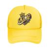 Royal King Script Street Graphic Mesh Baseball Cap Polyester Forward Observations Hat Adjustable Golf Hat Summer