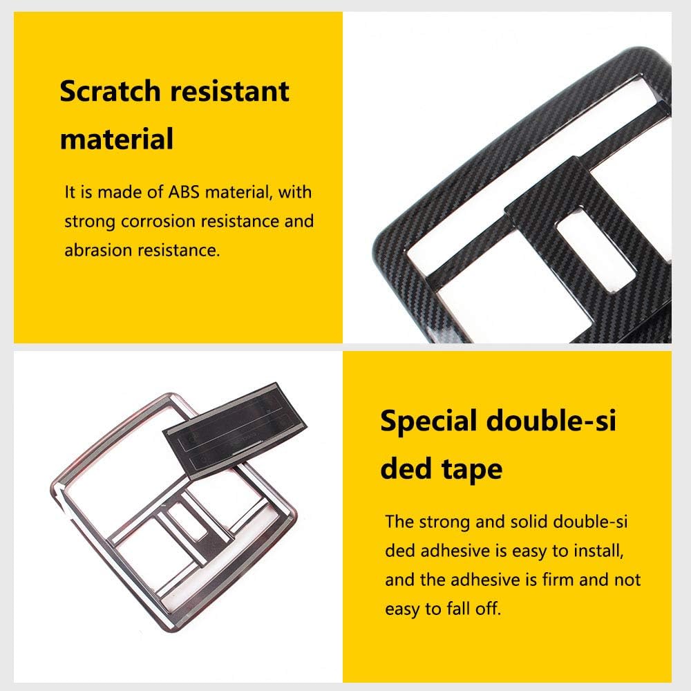 Carbon Fiber Roof Reading Light Lamp Cover Trim Kit for Dodge Challenger 2008-2023