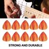 10pcs Plastic Guitar Plectrum Set Bass Ukelele Pick Musical Instrument Accessory