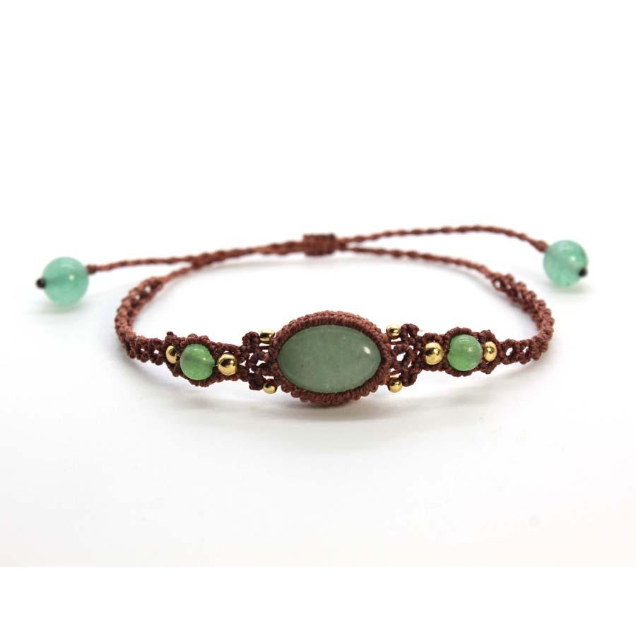 Handmade Braided Macrame Cord Stone Bracelets For Women, Natural Amethyst Lapis Lazuli Crystal Weave Adjustable Bracelet Jewelry.