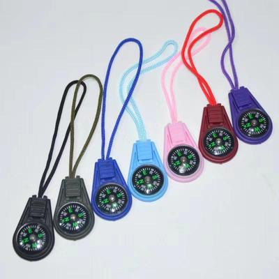 Portable Outdoor Compass for Backpacking, Orienteering, and Mountaineering with Keychain Lanyard
