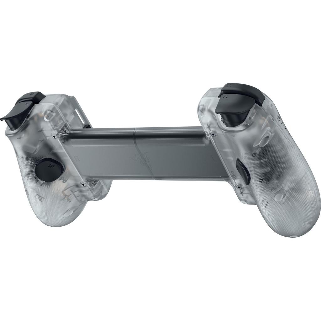 Razer Kishi V3 Phantom White Edition Mobile Gaming Ergonomic Smartphone Charging Razer Nexus Connection Controller iPhone/Android Compatible,